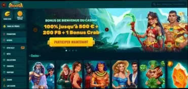 Spinanga Casino jusqu'à 500€ + 200 tours gratuits